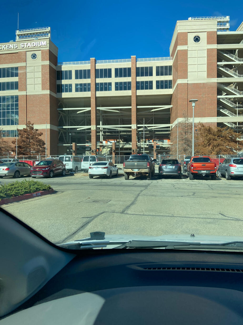 Screenshot of The Garage restaurant in relation to OSU campus.