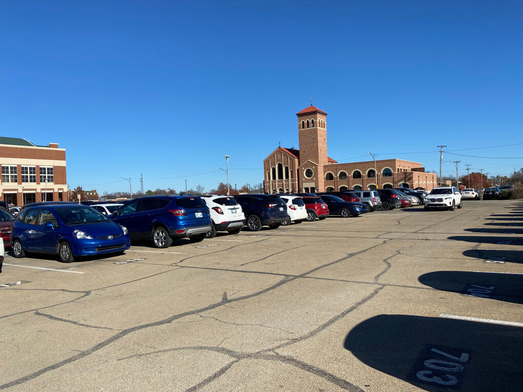 Screenshot of The Garage restaurant in relation to OSU campus.
